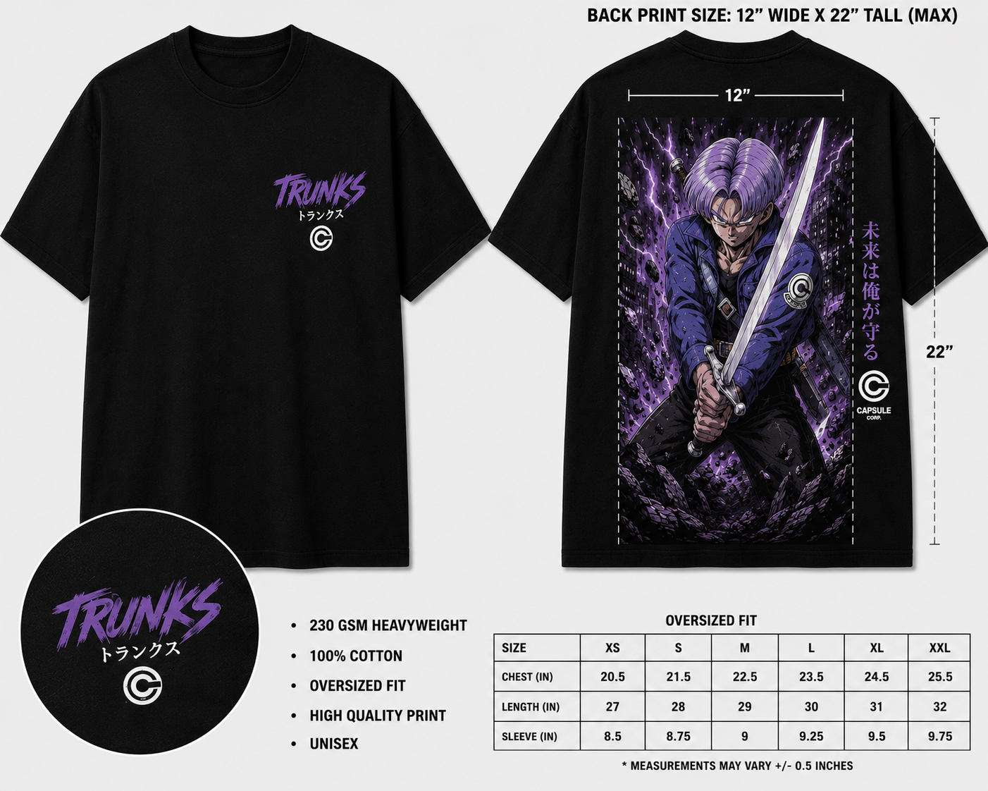 Trunks Oversized Tee