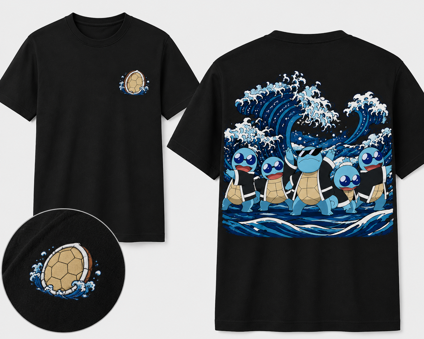 Turtles & Waves Oversized Tee