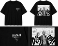 Sanji oversized tee mockup