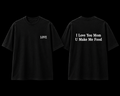 LOVE mom tee mockup