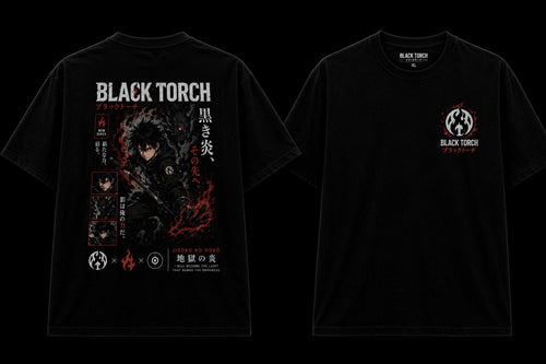 Black Torch shirt mockup