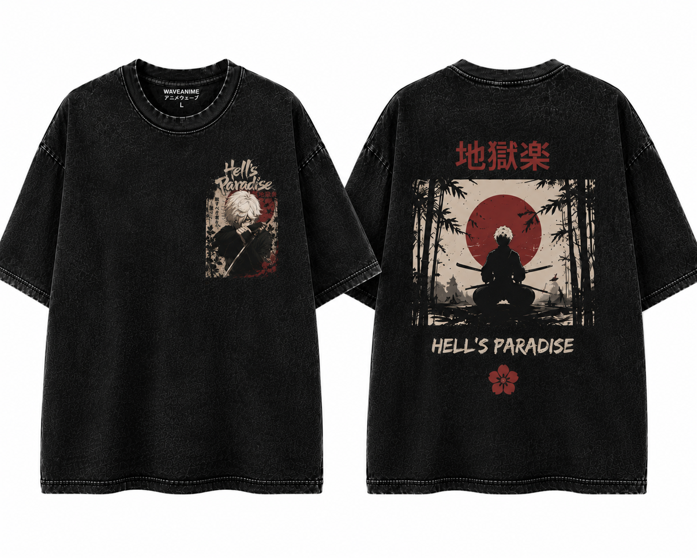 Hell's Paradise Vintage Oversized Tee