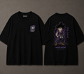 Black Goten-inspired anime shirt front and back