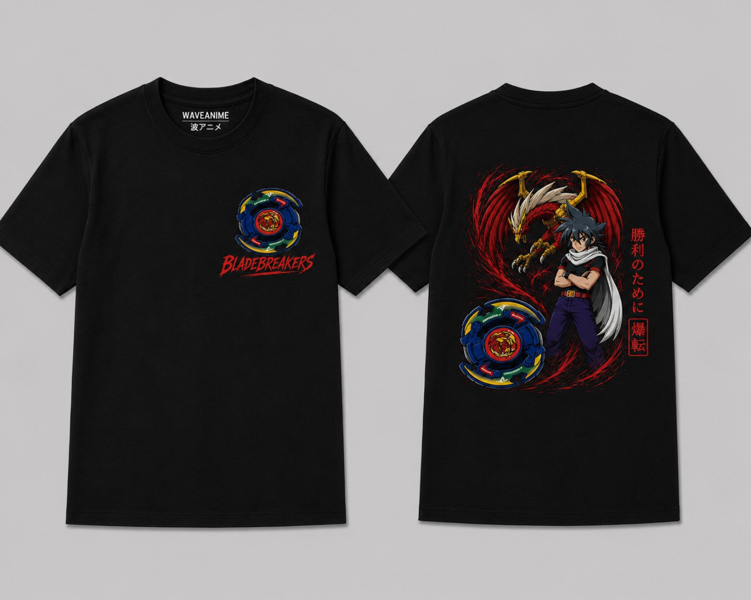 Kai and Dranzer shirt mockup
