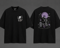Midnight Reaper Tee black gothic skeleton shirt front and back